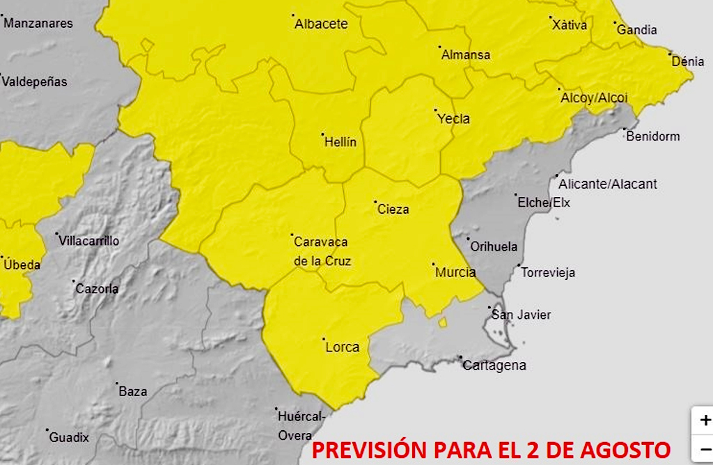 Agosto irrumpe en la Regin con avisos por altas temperaturas
